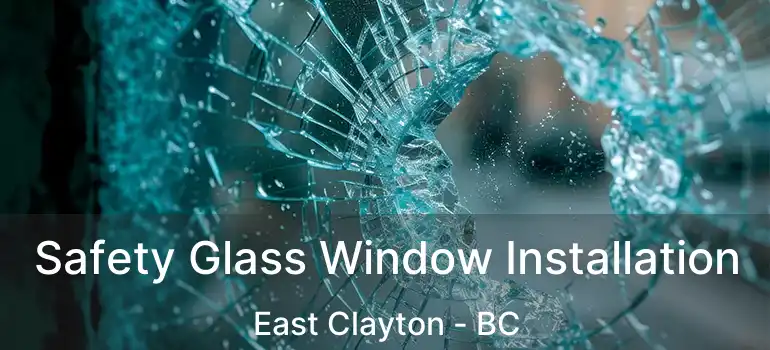  Safety Glass Window Installation East Clayton - BC