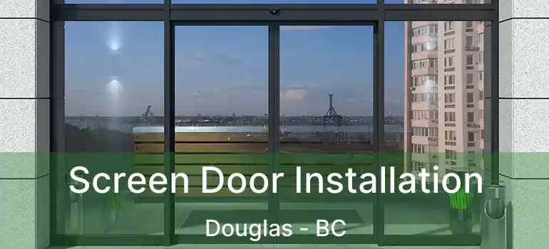  Screen Door Installation Douglas - BC
