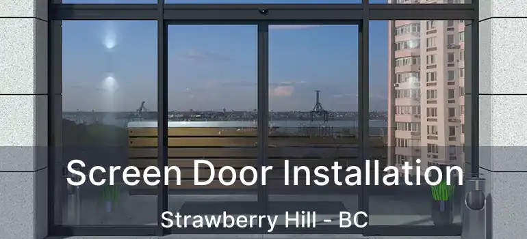  Screen Door Installation Strawberry Hill - BC