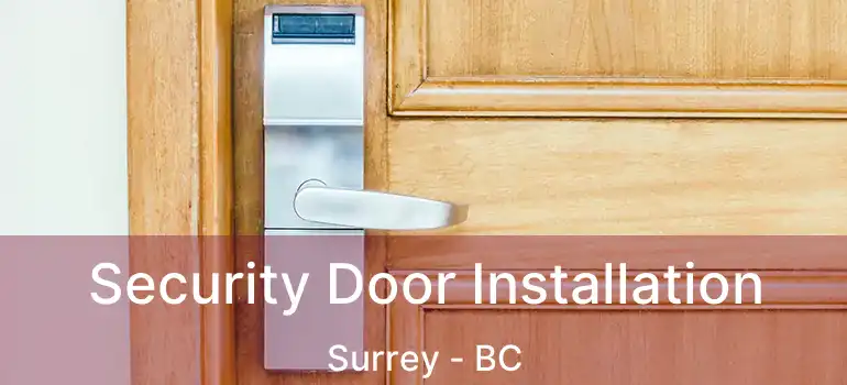  Security Door Installation Surrey - BC