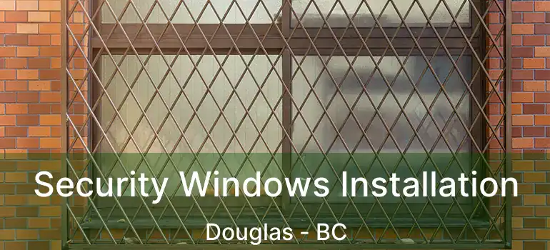  Security Windows Installation Douglas - BC