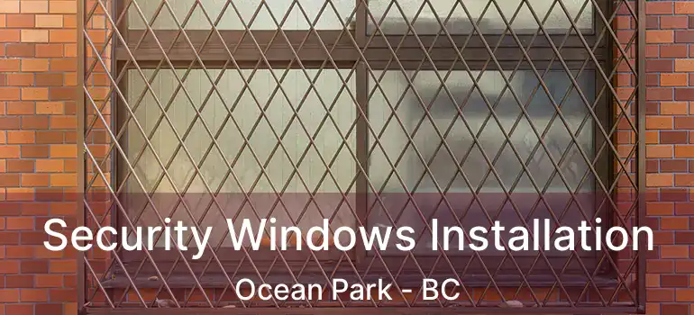  Security Windows Installation Ocean Park - BC