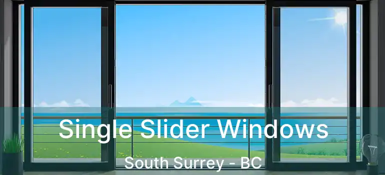  Single Slider Windows South Surrey - BC