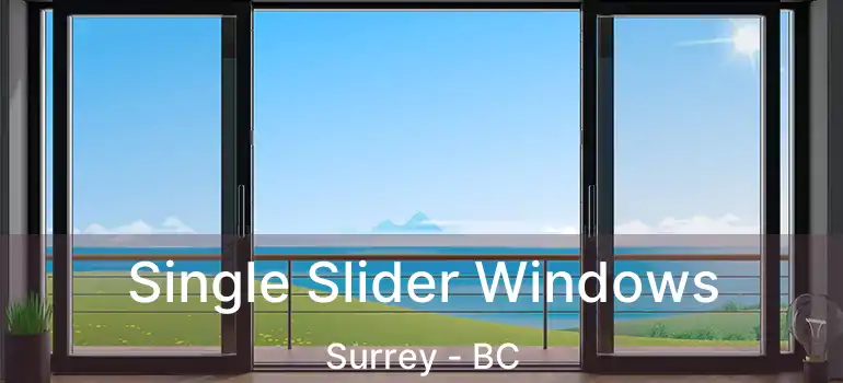  Single Slider Windows Surrey - BC