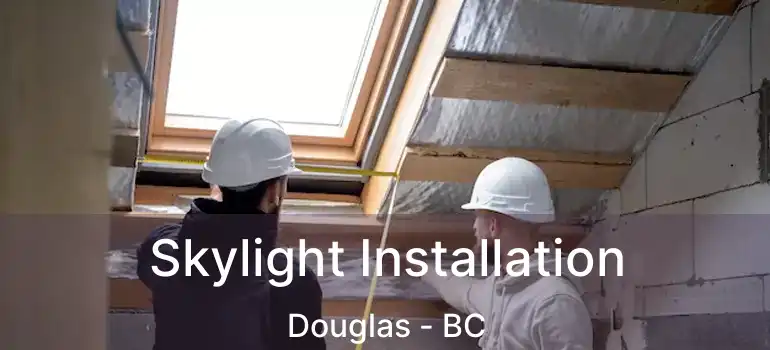  Skylight Installation Douglas - BC