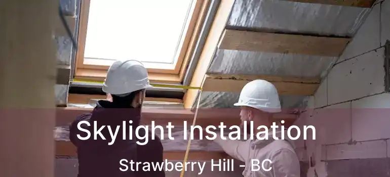  Skylight Installation Strawberry Hill - BC