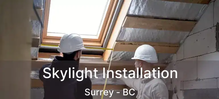  Skylight Installation Surrey - BC