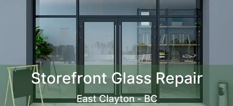  Storefront Glass Repair East Clayton - BC
