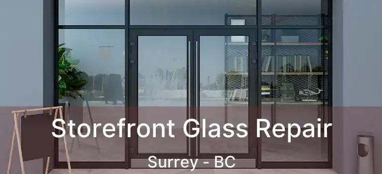  Storefront Glass Repair Surrey - BC
