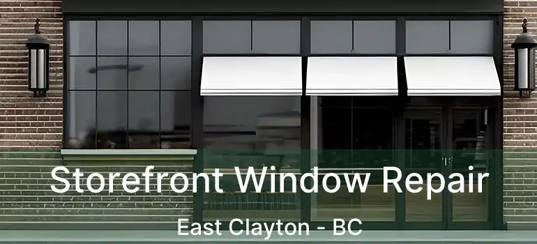  Storefront Window Repair East Clayton - BC
