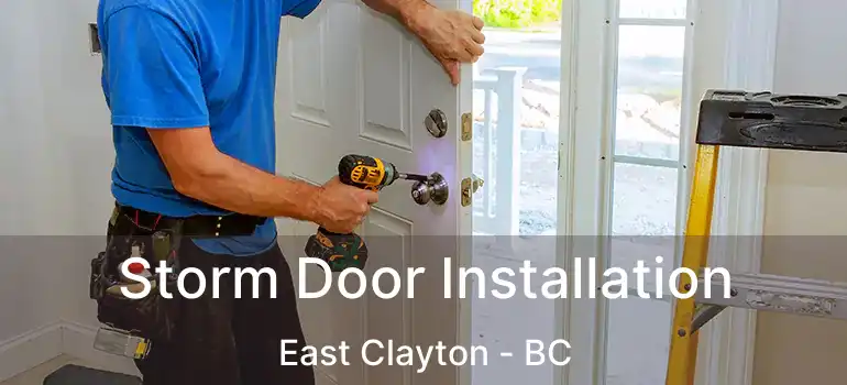  Storm Door Installation East Clayton - BC
