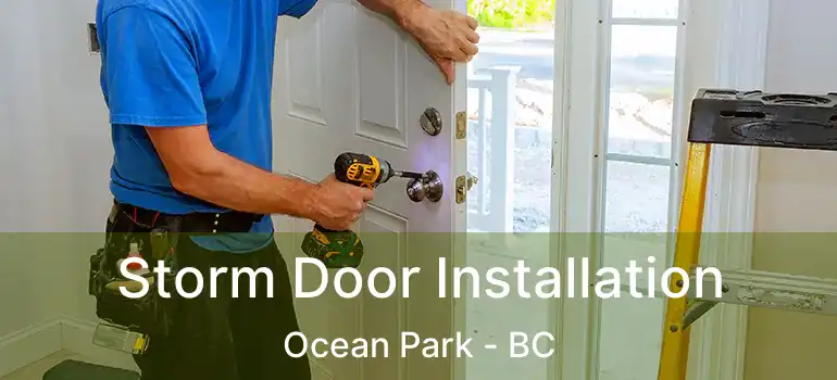  Storm Door Installation Ocean Park - BC
