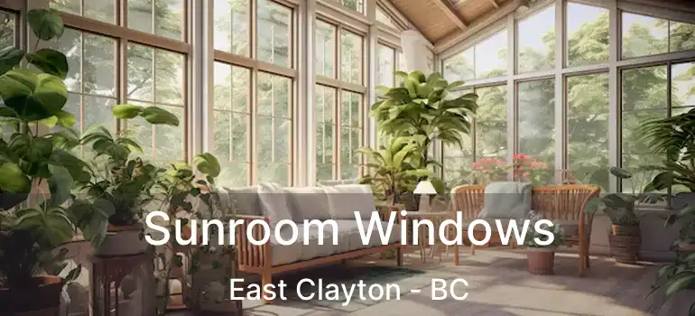  Sunroom Windows East Clayton - BC