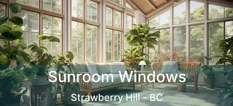  Sunroom Windows Strawberry Hill - BC
