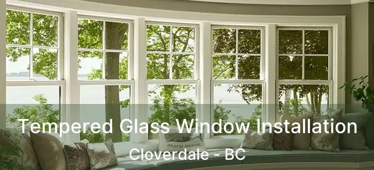  Tempered Glass Window Installation Cloverdale - BC