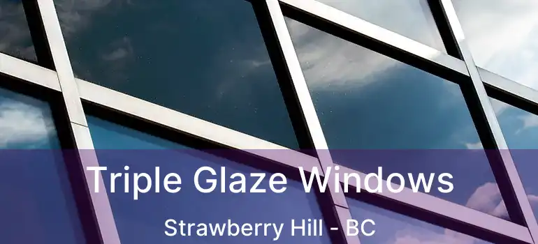  Triple Glaze Windows Strawberry Hill - BC