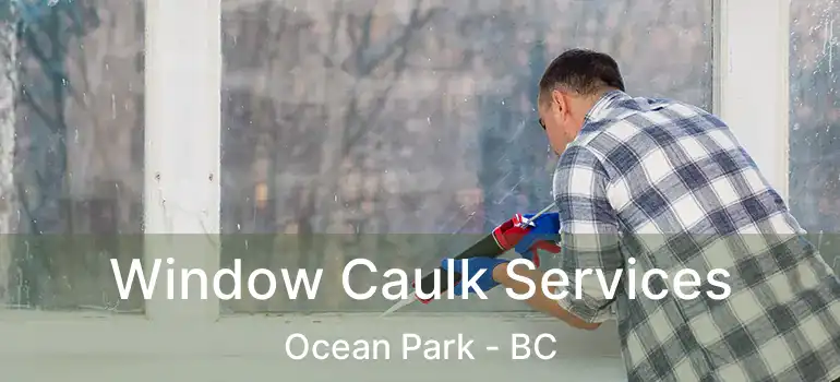  Window Caulk Services Ocean Park - BC