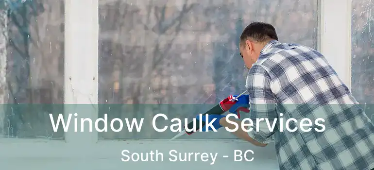  Window Caulk Services South Surrey - BC