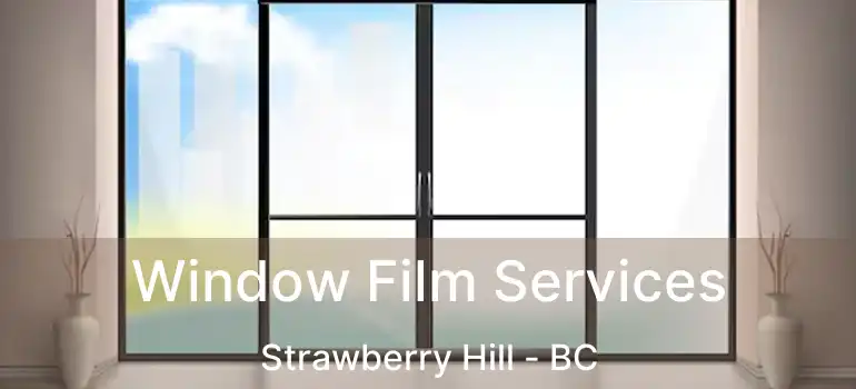  Window Film Services Strawberry Hill - BC