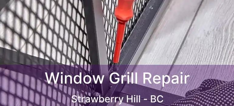 Window Grill Repair Strawberry Hill - BC