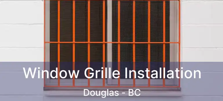  Window Grille Installation Douglas - BC