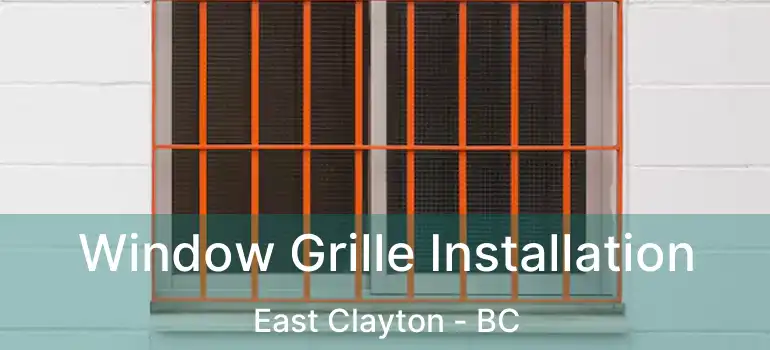  Window Grille Installation East Clayton - BC