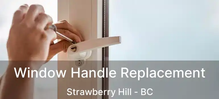  Window Handle Replacement Strawberry Hill - BC