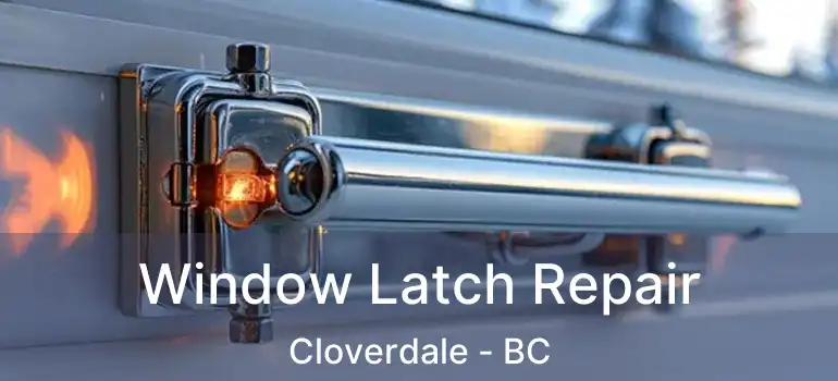  Window Latch Repair Cloverdale - BC