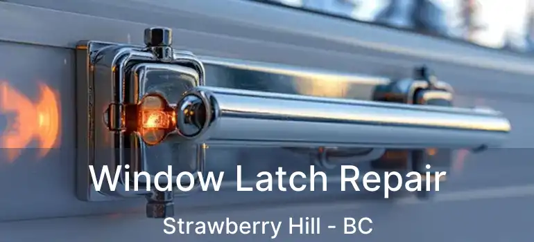  Window Latch Repair Strawberry Hill - BC