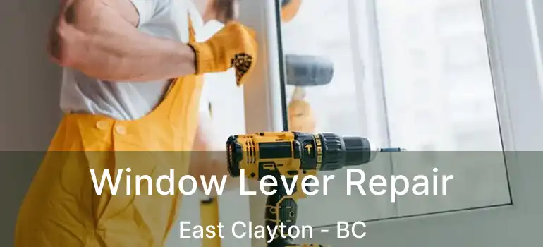  Window Lever Repair East Clayton - BC