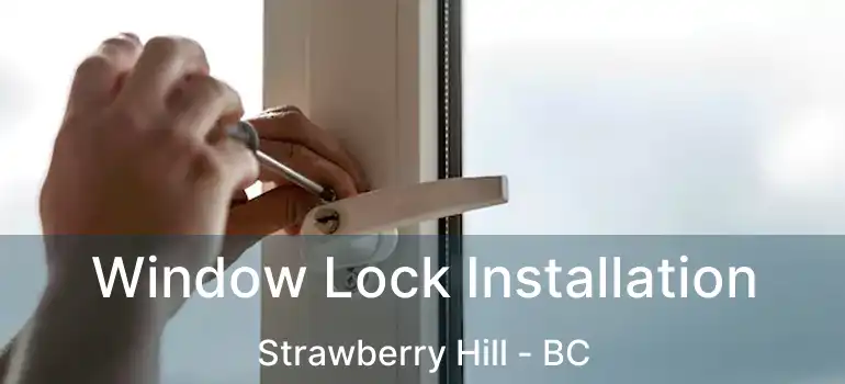  Window Lock Installation Strawberry Hill - BC
