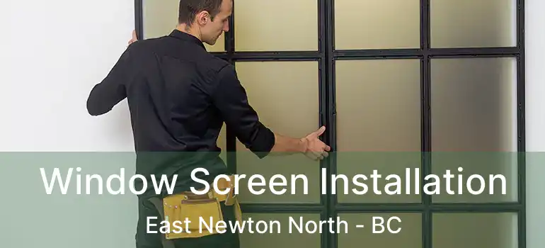  Window Screen Installation East Newton North - BC