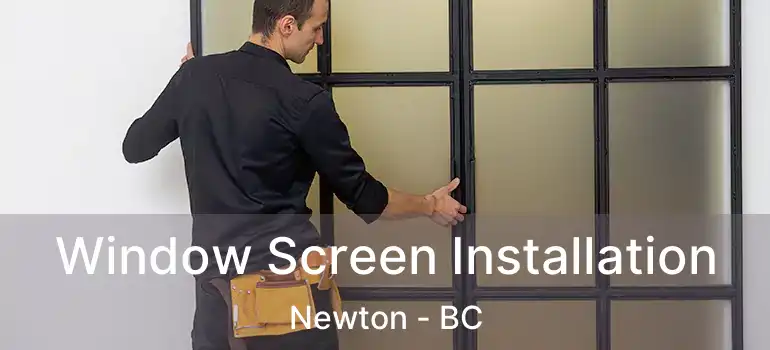  Window Screen Installation Newton - BC