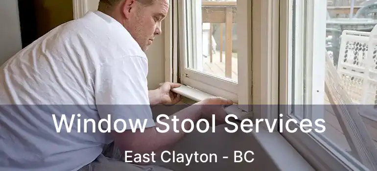  Window Stool Services East Clayton - BC