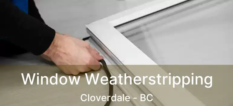  Window Weatherstripping Cloverdale - BC