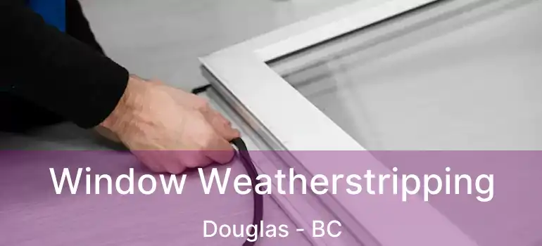  Window Weatherstripping Douglas - BC